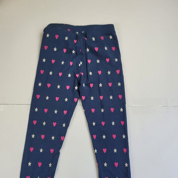 Spotted Zebra Leggings Girl Striped Heart/Star Print - Picture 14 of 14